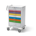 Waterloo Healthcare Waterloo 9-Drawer X-Tall Steel Pediatric Cart UTGLU-9PEDS